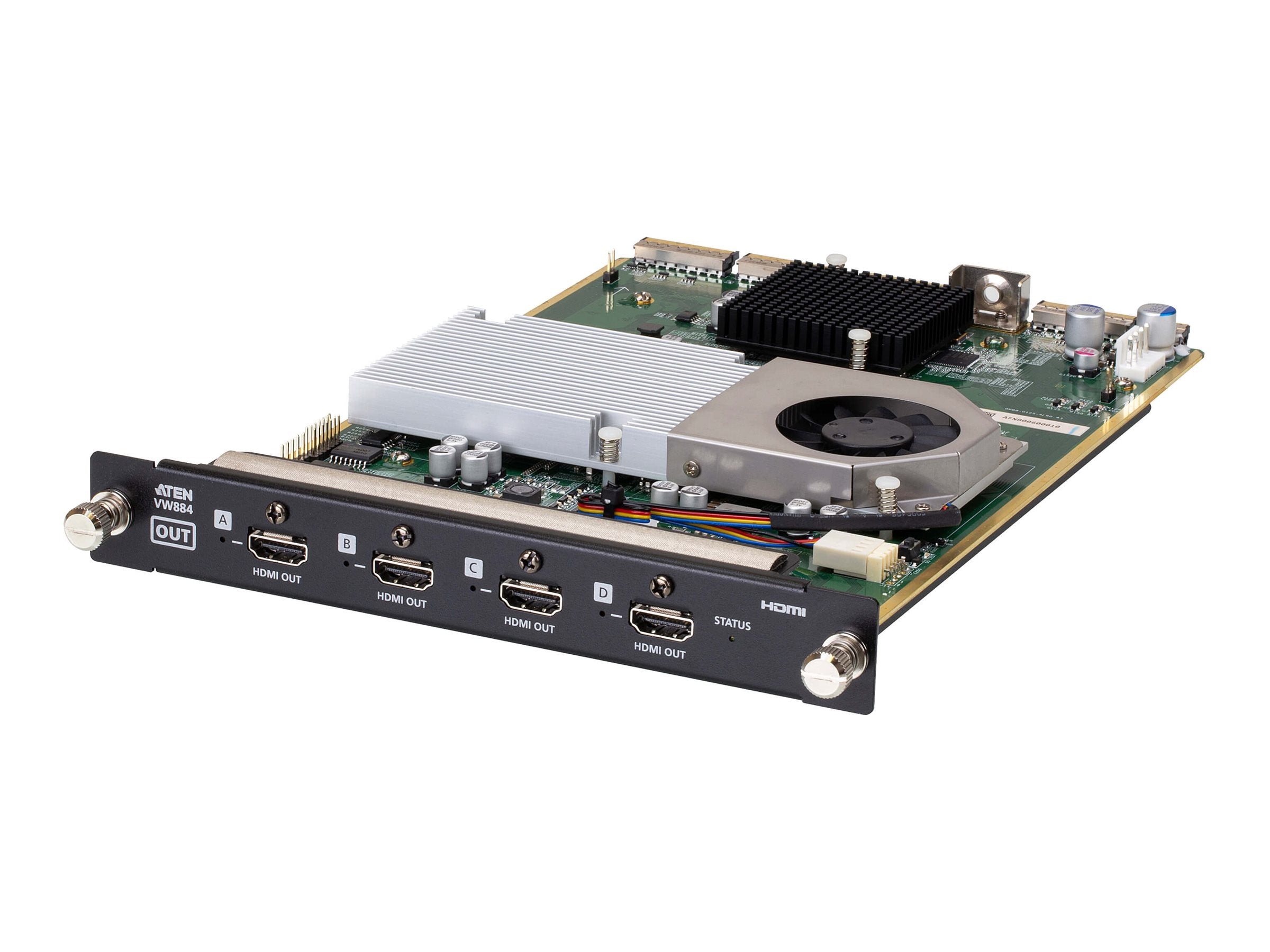 ATEN VW884 4-Port 4K HDMI Output Board Vorderansicht