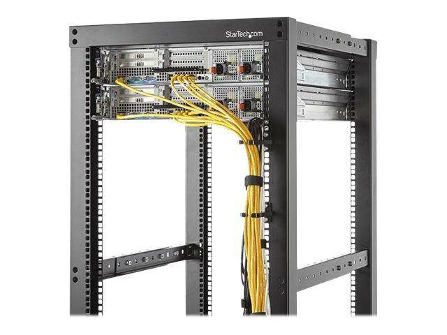 STARTECH.COM 1U Vertical Server Rack Cable Management D-Ring Hook Montageansicht