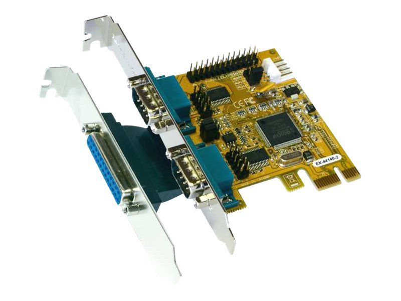 EXSYS EX-44140-2 PCI Express x1 Karte Vorderansicht