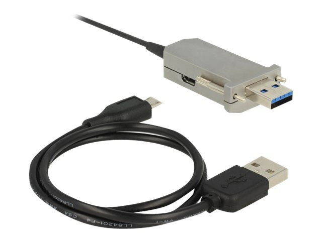 DELOCK Kabel USB 3.0-A Stecker > Buchse Aktives Optisches Kabel 20 m - Vorderansicht