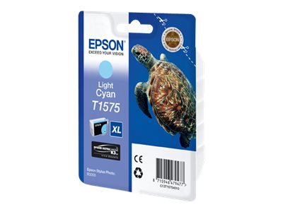 EPSON T1575 Tinte hell cyan Detailansicht