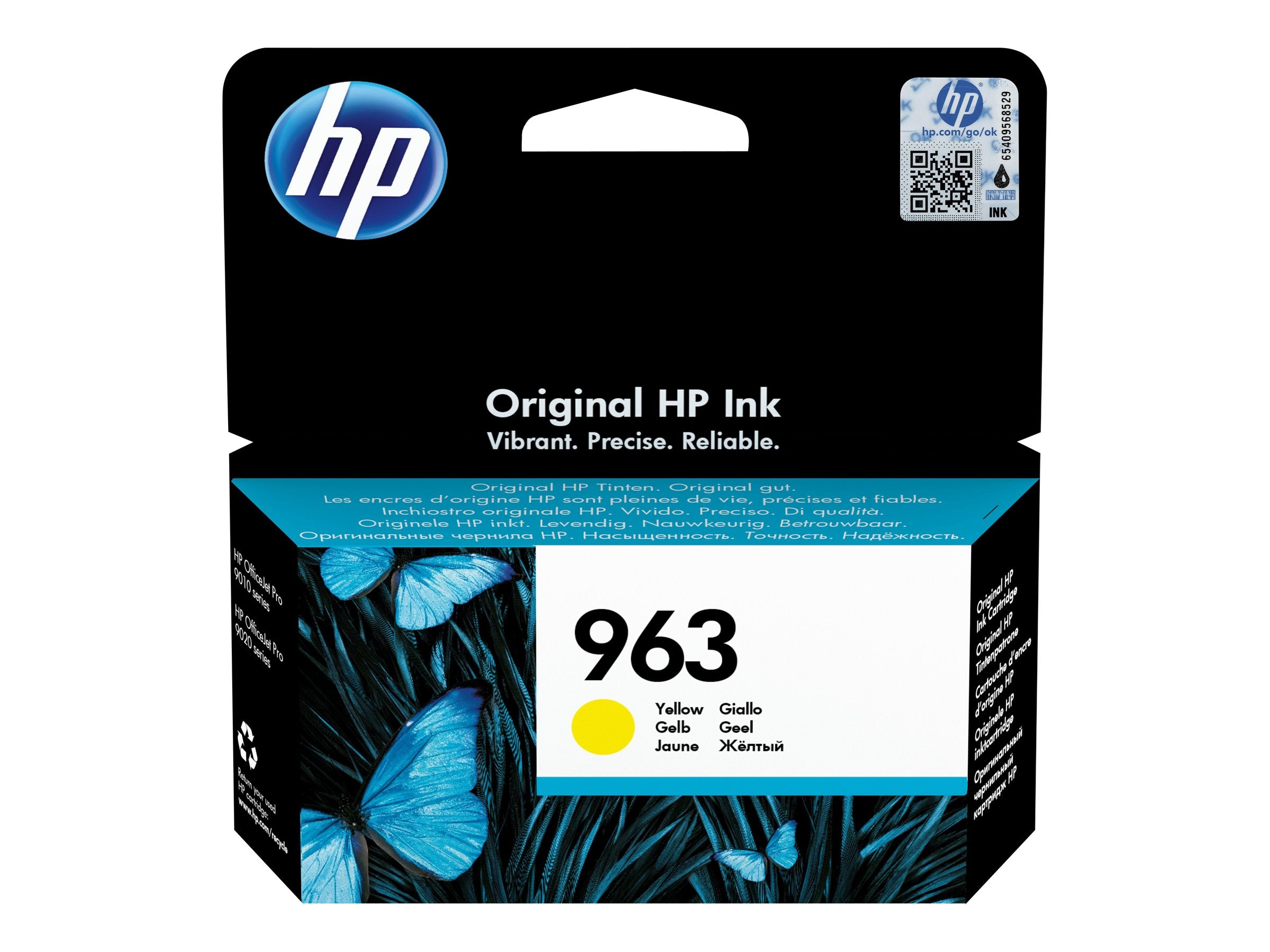 HP 963 Gelb Original Tintenpatrone Detailansicht