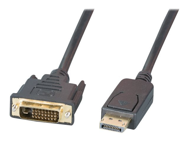 EFB DisplayPort/DVI Kabel A-A St-St 5m schwarz - Vorderansicht