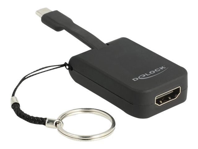 DELOCK USB Type-C Adapter zu HDMI DP Alt Mode 4K 30 Hz - Vorderansicht