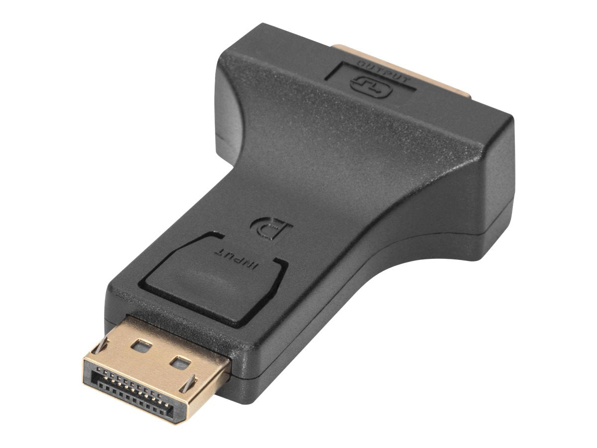 DIGITUS DisplayPort Adapter DP - DVI-I 24-5 St/Bu m/Verriegelung CE sw - Verpackung