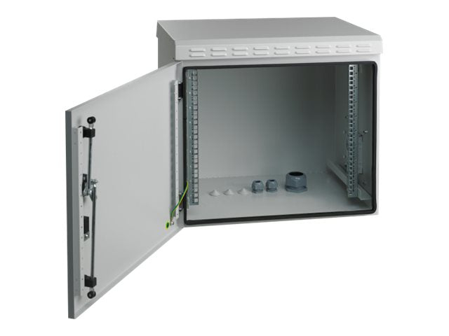 EFB 48,26cm 19Zoll 9HE Tiefe 600mm IP55 Wandgehaeuse Vorderansicht