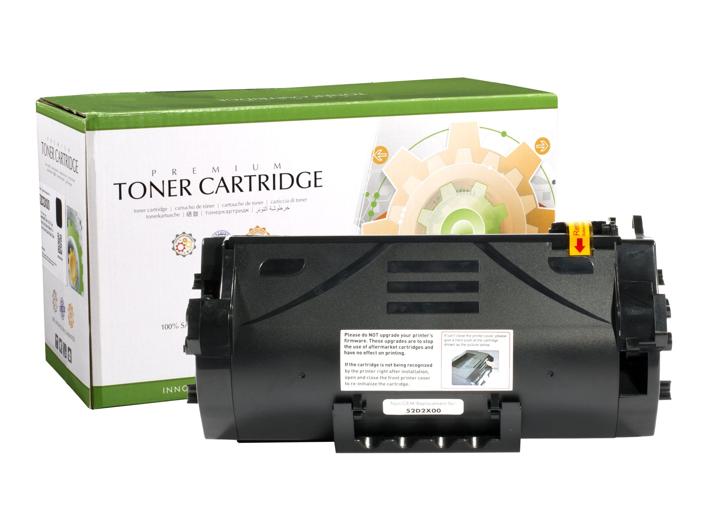 STATIC Toner cartridge compatible with Lexmark 52D2000 black - Vorderansicht