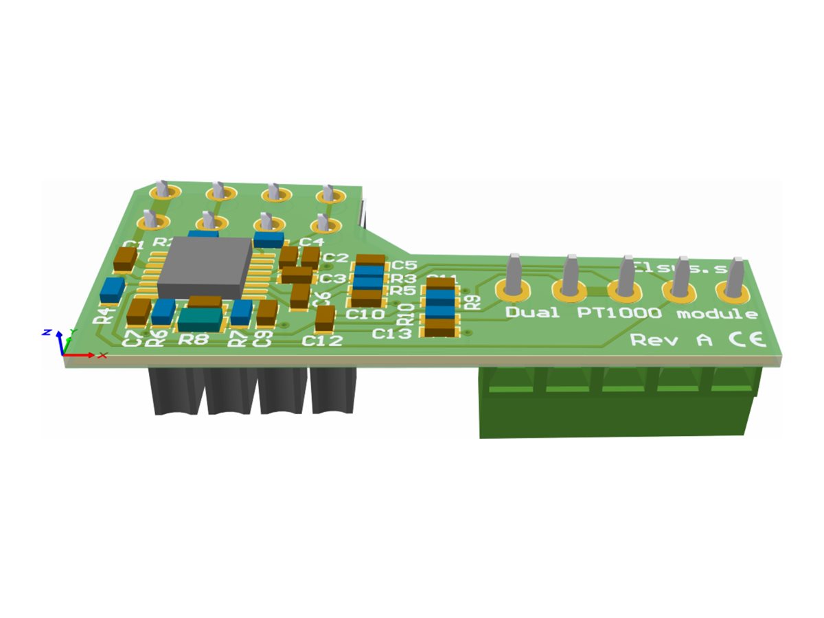 ELSYS ELT Dual PT1000 Module Vorderansicht