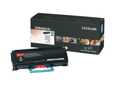 LEXMARK X264, X363, X364 Toner schwarz Standardkapazität Vorderansicht