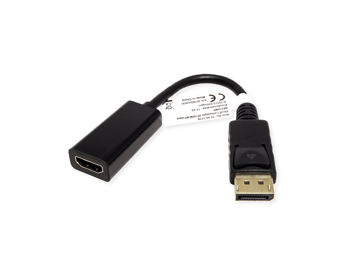 VALUE DisplayPort-HDMI Adapter DP ST - HDMI BU Detailansicht