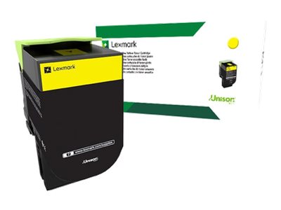 LEXMARK 802HY Toner gelb hohe Kapazität - Vorderansicht