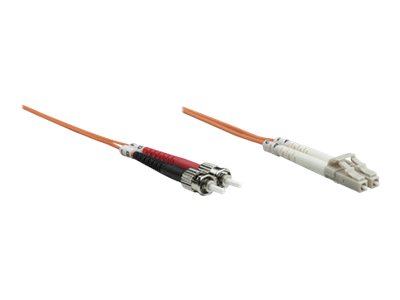 INTELLINET LWL Kabel LC/ST OM2 5m orange Duplex Multimode Detailansicht