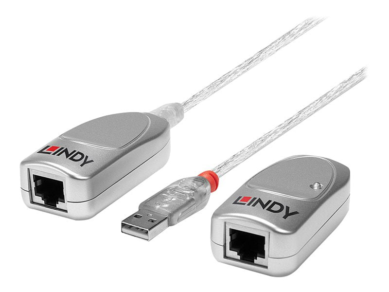 LINDY USB Cat. 5 Extender bis 50m - Anschlussansicht