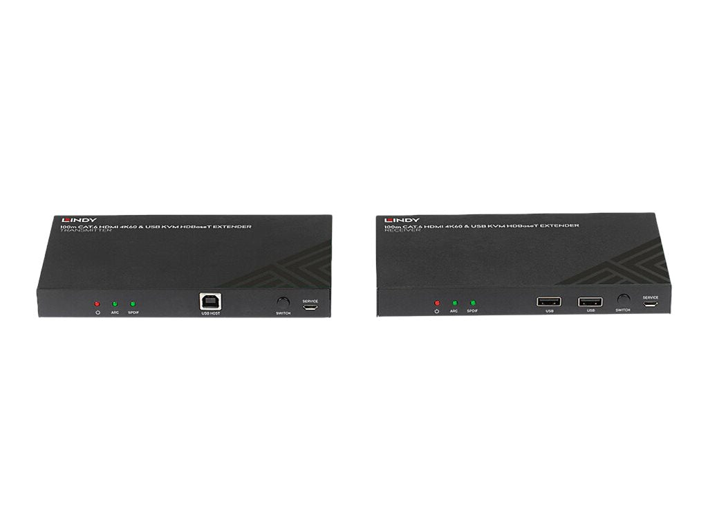 LINDY 100m Cat.6 HDMI 4K60 HDBaseT KVM Extender Verpackung
