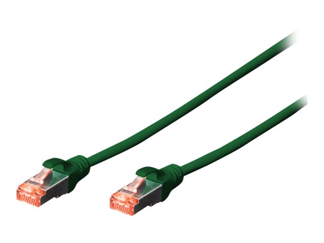 DIGITUS CAT 6 S-FTP Patchkabel Cu LSZH AWG 27/7 10m Vorderansicht