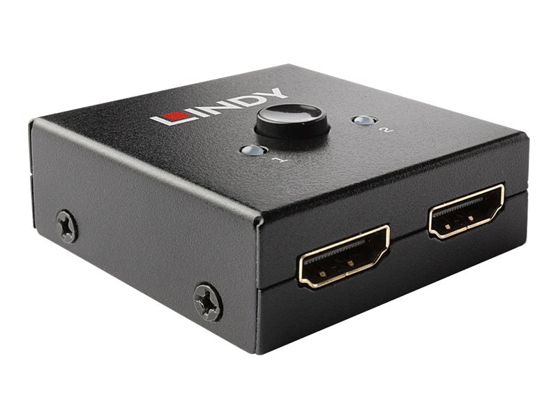 LINDY 2 Port HDMI 18G Bidirektionaler Switch - Vorderansicht