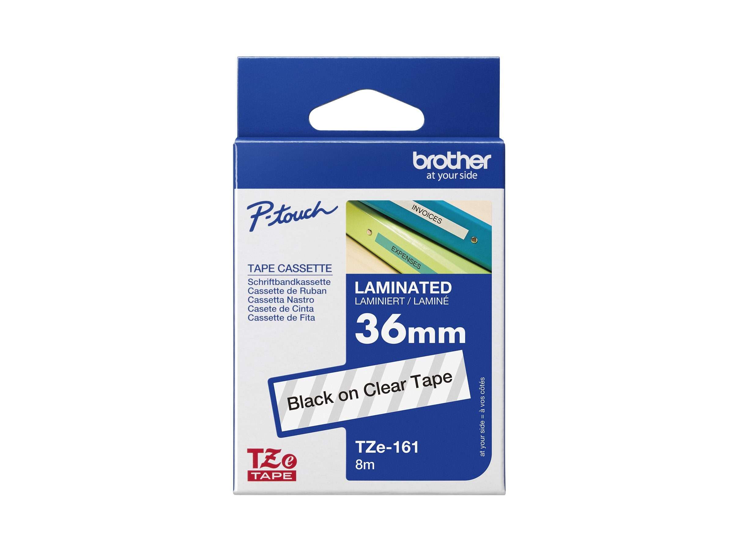BROTHER P-Touch TZE-161 Schriftband Verpackung
