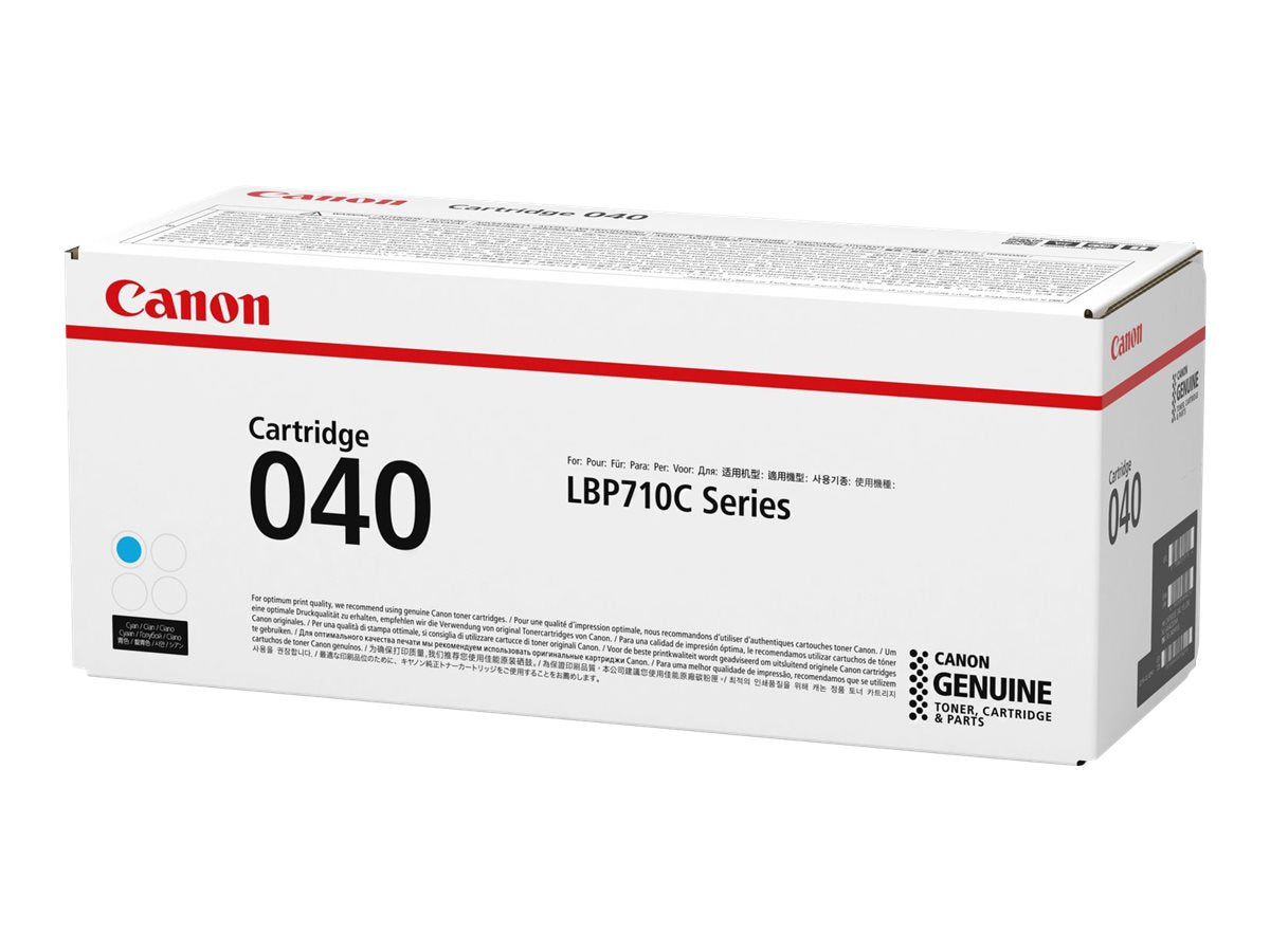 CANON 040C Toner cyan in Anwendung