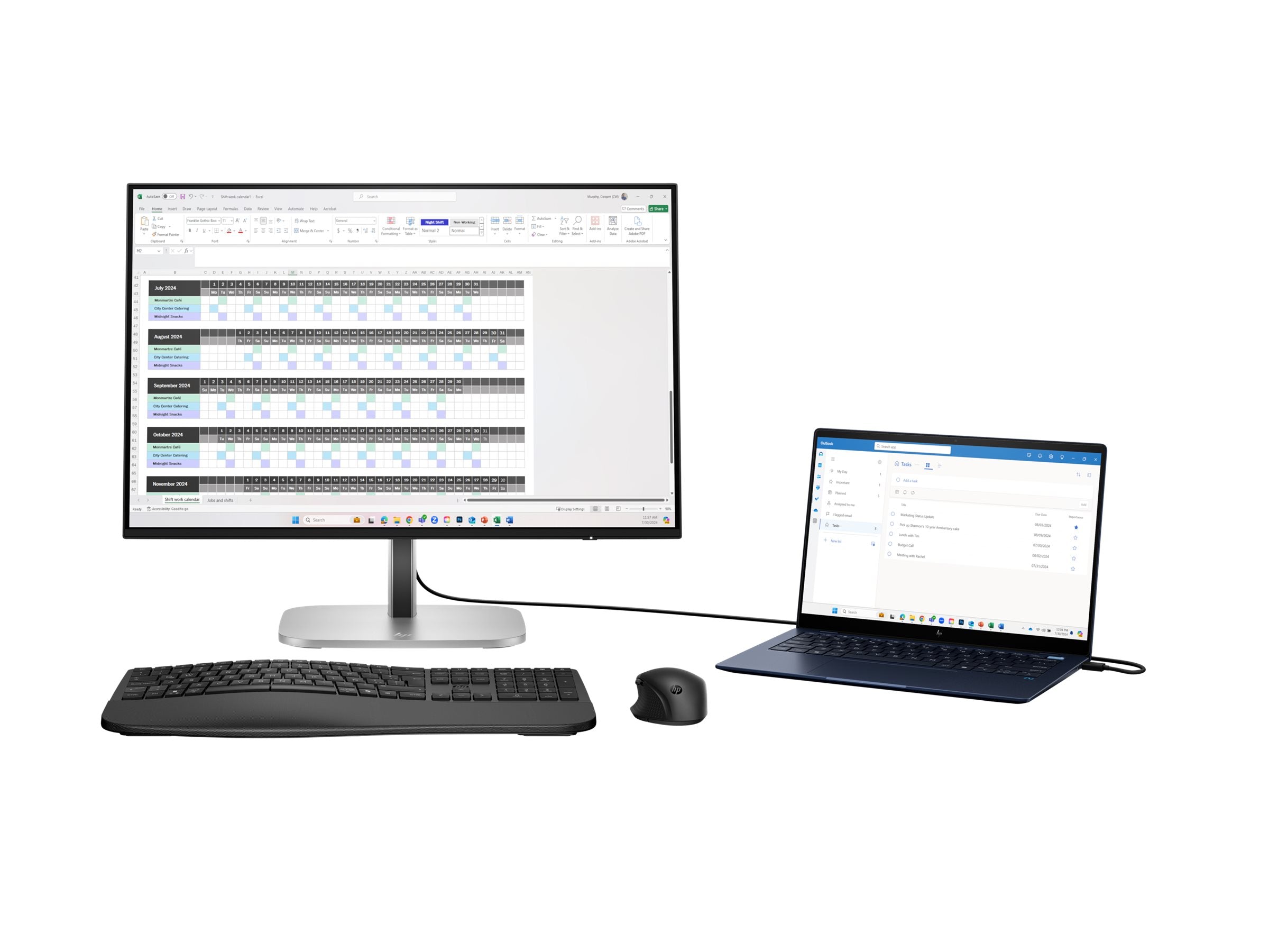 HP S5 Pro 524pn Monitor Seitenansicht