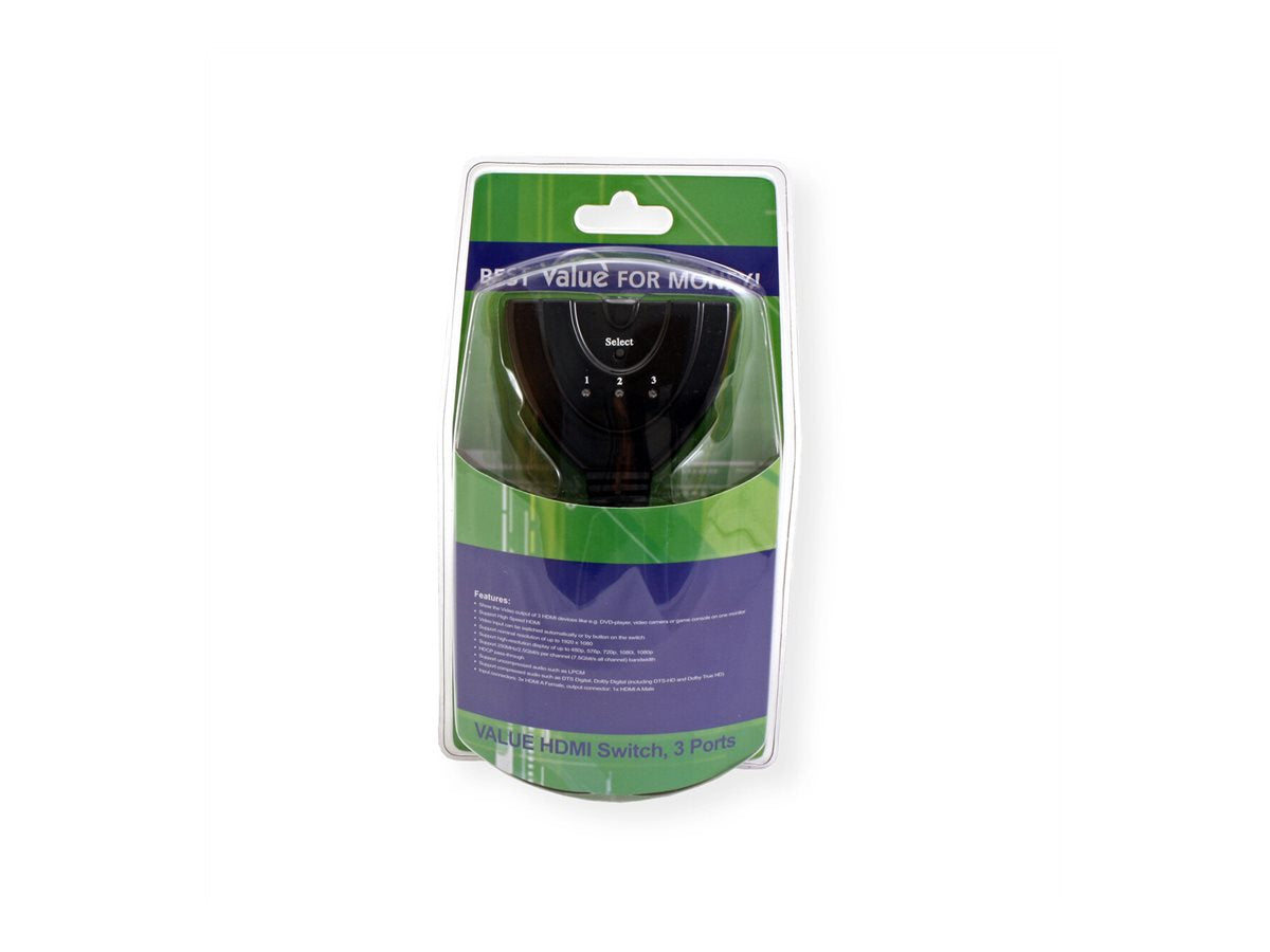 VALUE HDMI Switch 3-fach Verpackung