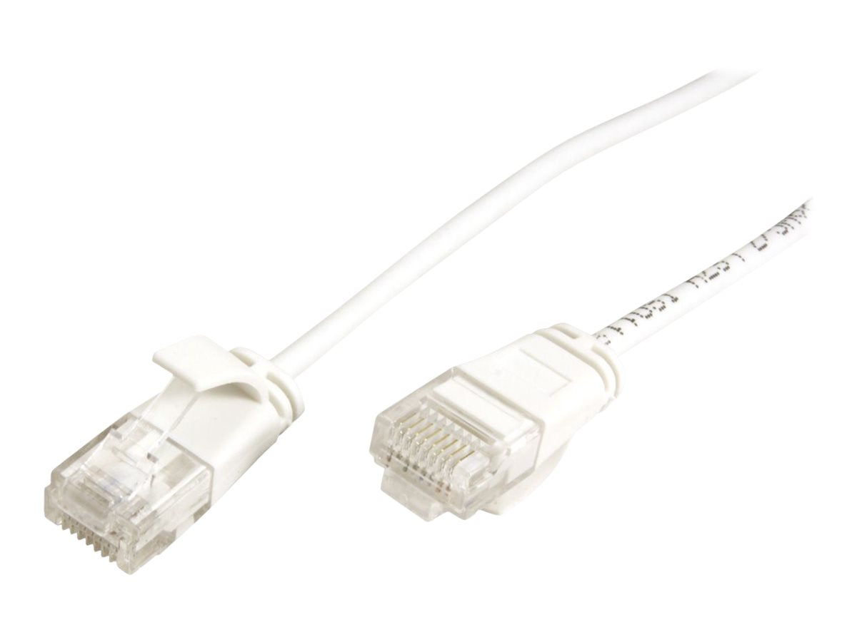 ROLINE GREEN UTP Patchkabel Kat.6A Class EA LSOH slim weiss 2m - Detailansicht