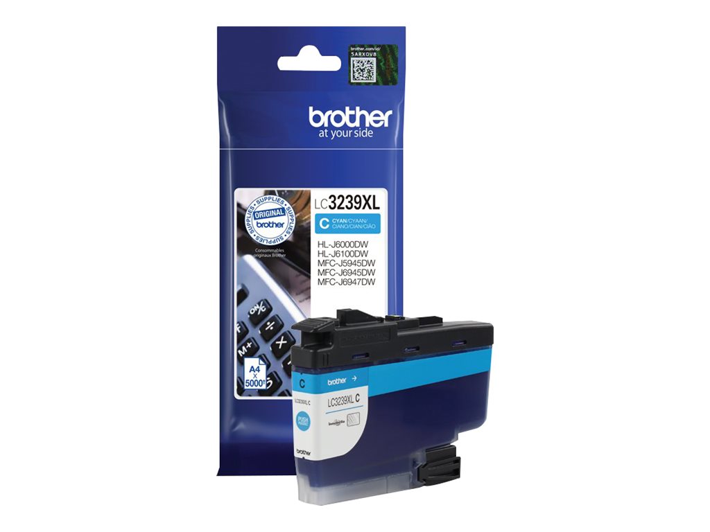 BROTHER LC-3239XLC Tintenpatrone Cyan Detailansicht