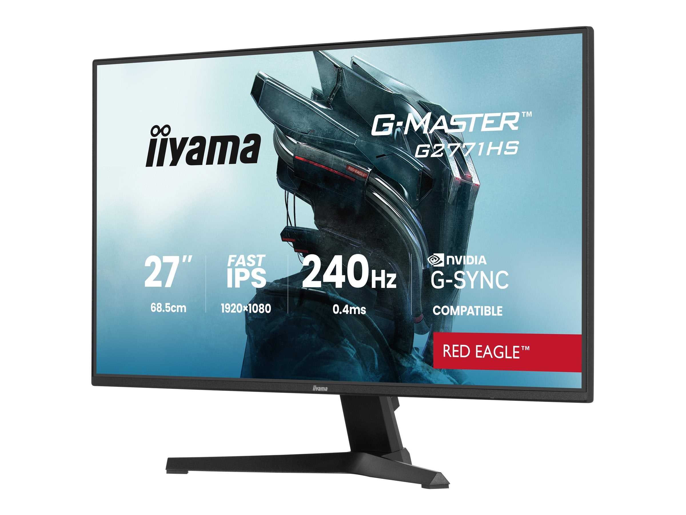 IIYAMA G2771HS-B1 Gaming Monitor seitliche Ansicht
