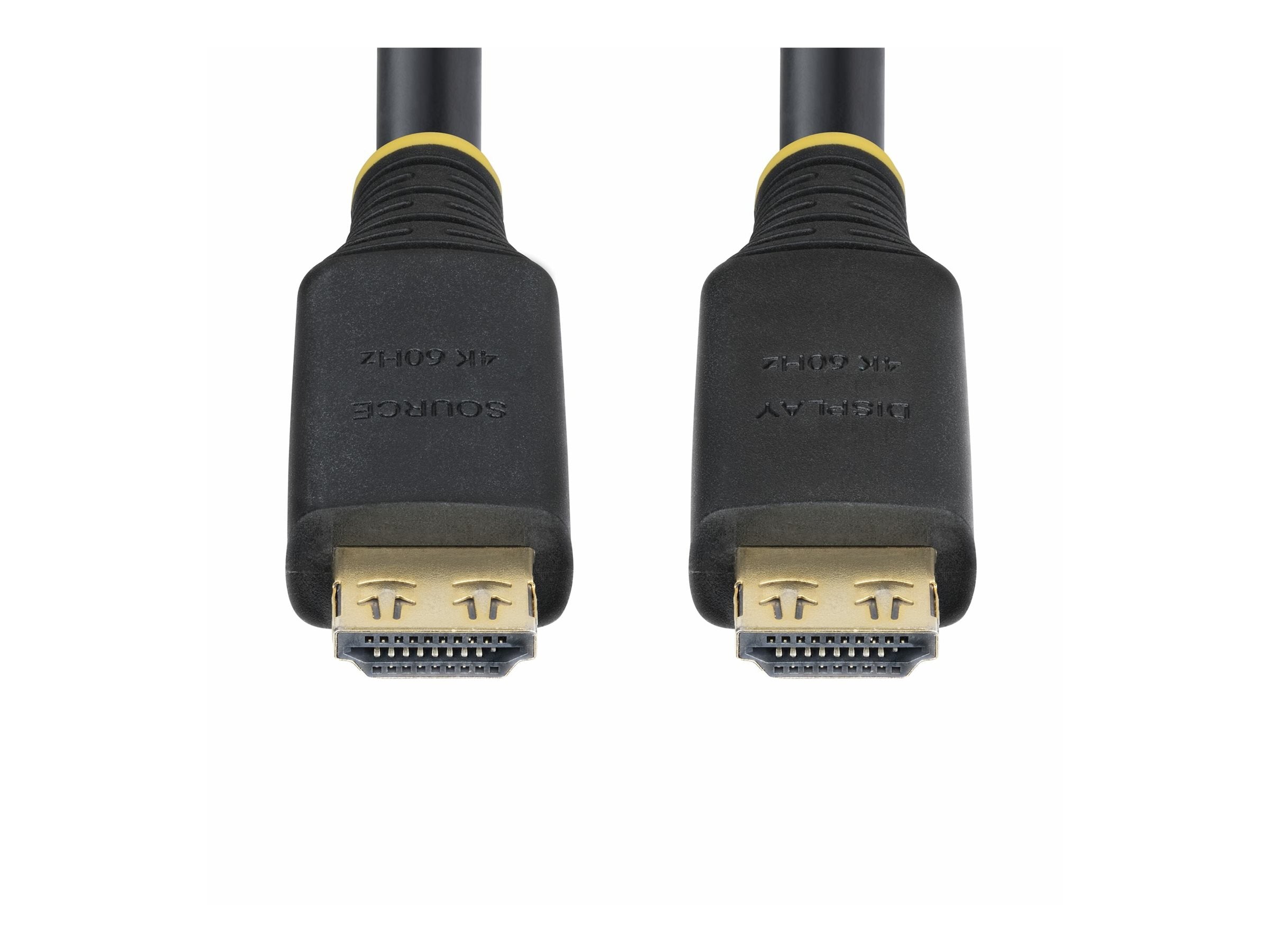 STARTECH.COM 15m Aktives High Speed HDMI Kabel mit Griffsteckern 4K 60Hz und 1440p 144Hz 18Gbps UHD HDMI Arc Kabel mit TPE-Mantel