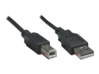MANHATTAN USB 2.0 B Anschlusskabel 0,5m Detailansicht