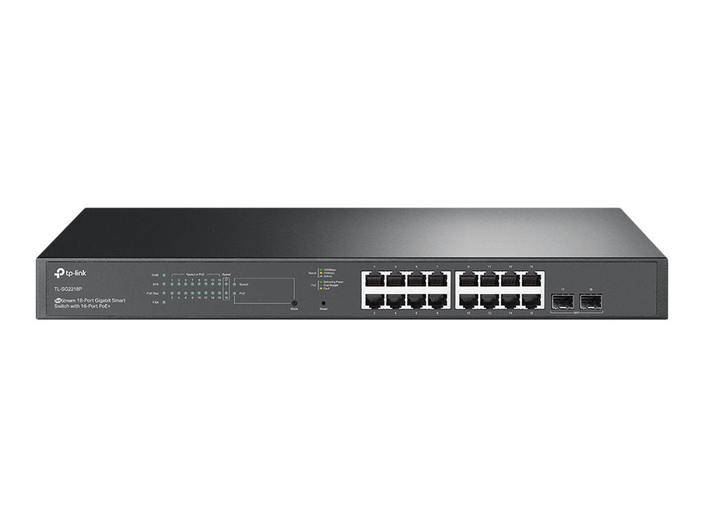 TP-LINK SG2218P Omada 18-Port PoE+ Gigabit Smart Switch Vorderansicht