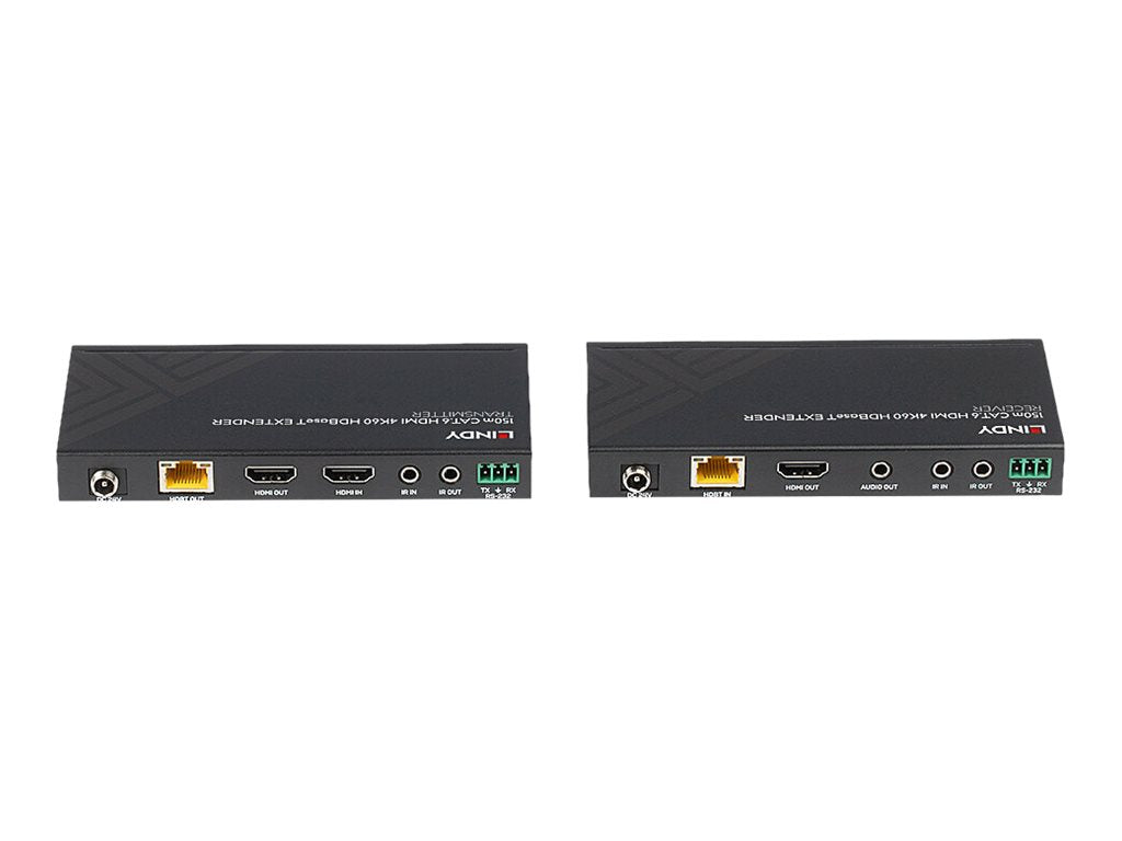 LINDY 150m Cat.6 HDMI 4K60 HDBaseT Extender Vorderansicht