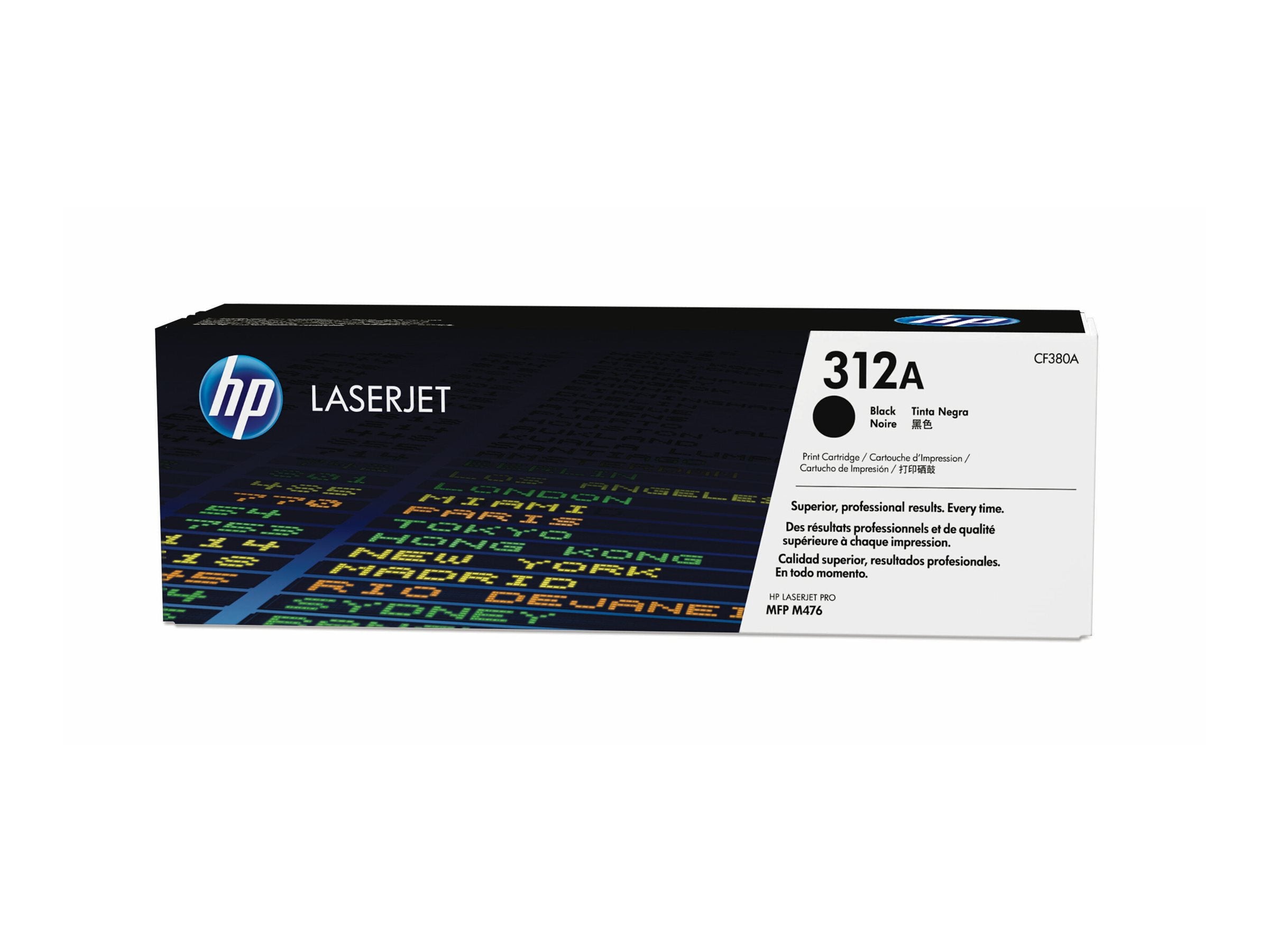 HP 312A Tonerpatrone CF380A schwarz im Einsatz