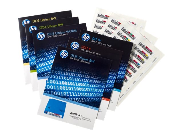 HPE LTO-7 Ultrium RW Strichcode-Etiketten-Pack Verpackung
