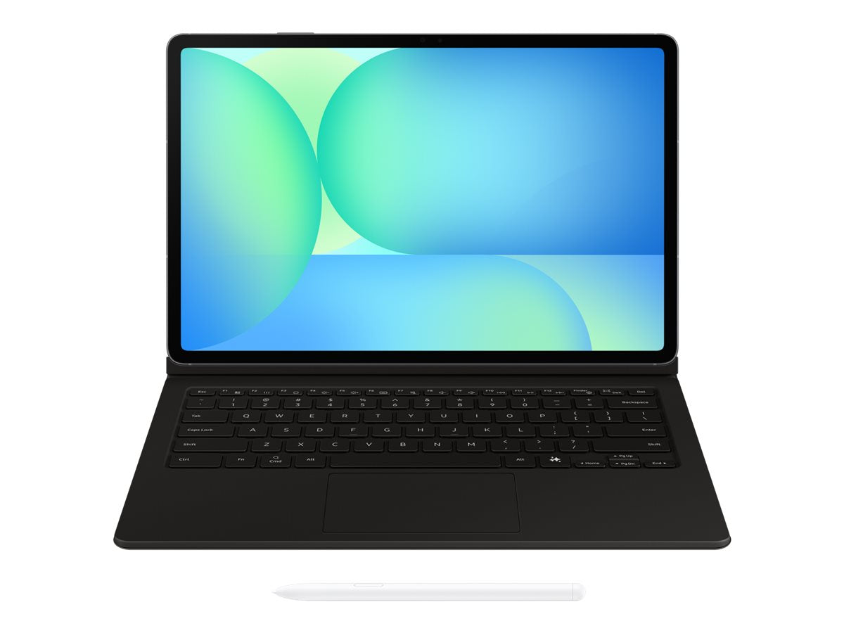 SAMSUNG Book Cover Keyboard für Galaxy Tab S10 FE+ Black - Vorderansicht