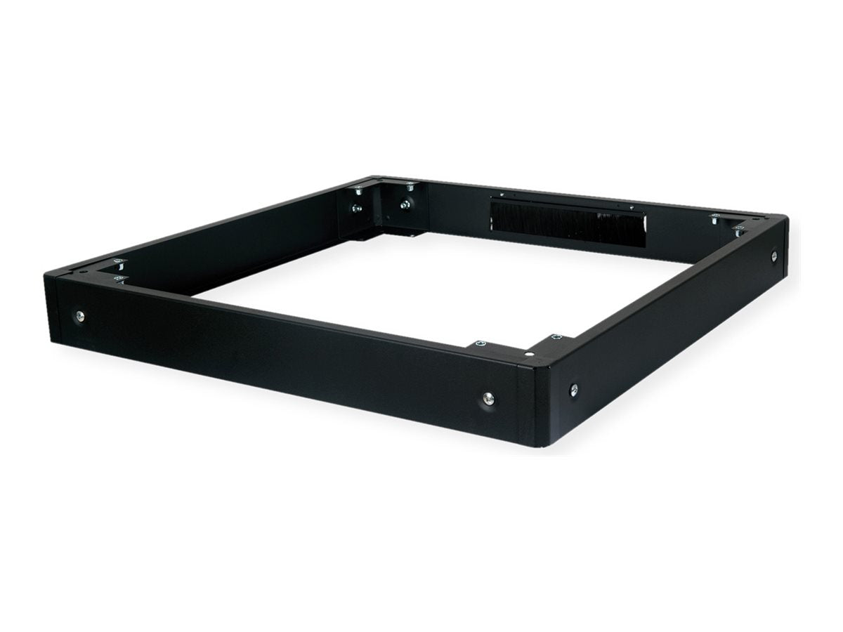 ROLINE Sockel für Netzwerkschrank 800x800 BxT schwarz - Vorderansicht