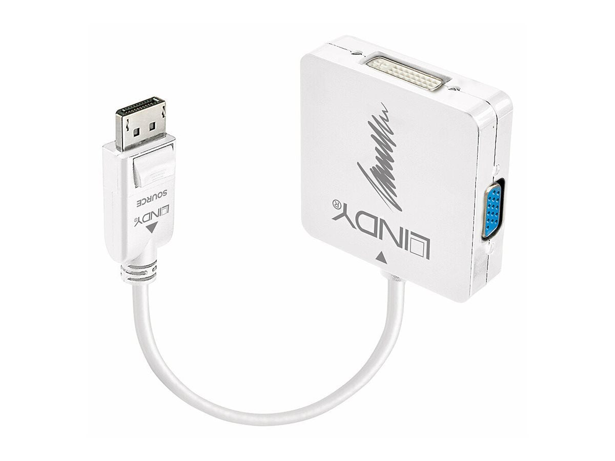 LINDY DisplayPort 1.2 an HDMI 4K30/DVI/VGA Adapter - Vorderansicht