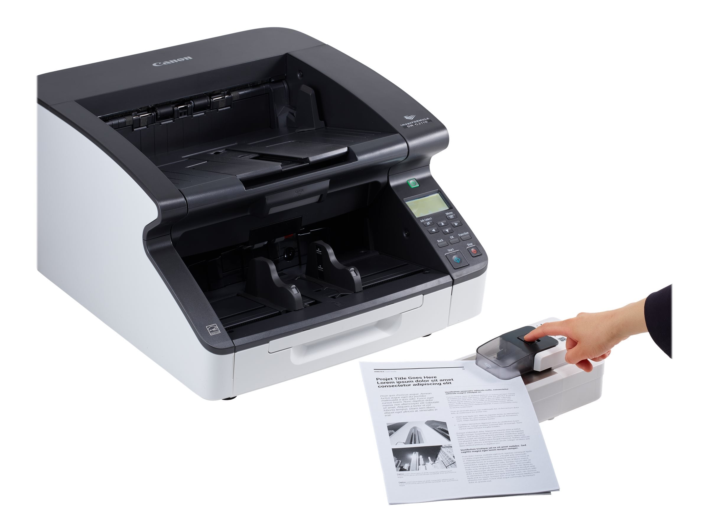 CANON Instant Staple Remover-A1 im Einsatz