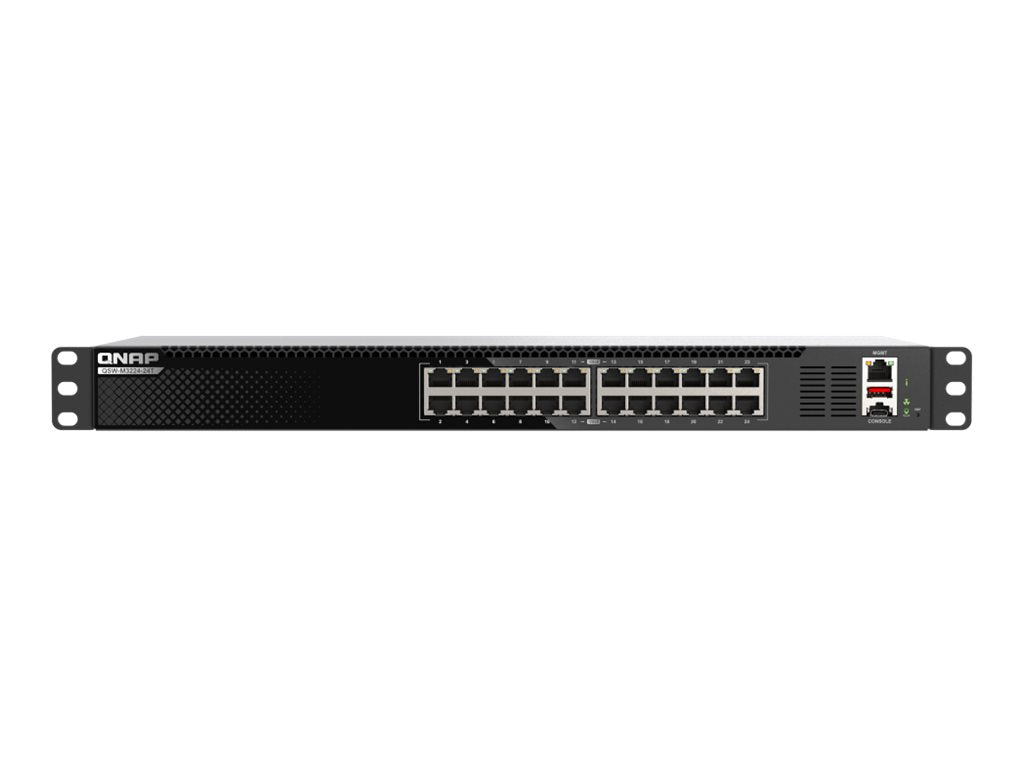 QNAP QSW-M3224-24T Management Switch Vorderansicht