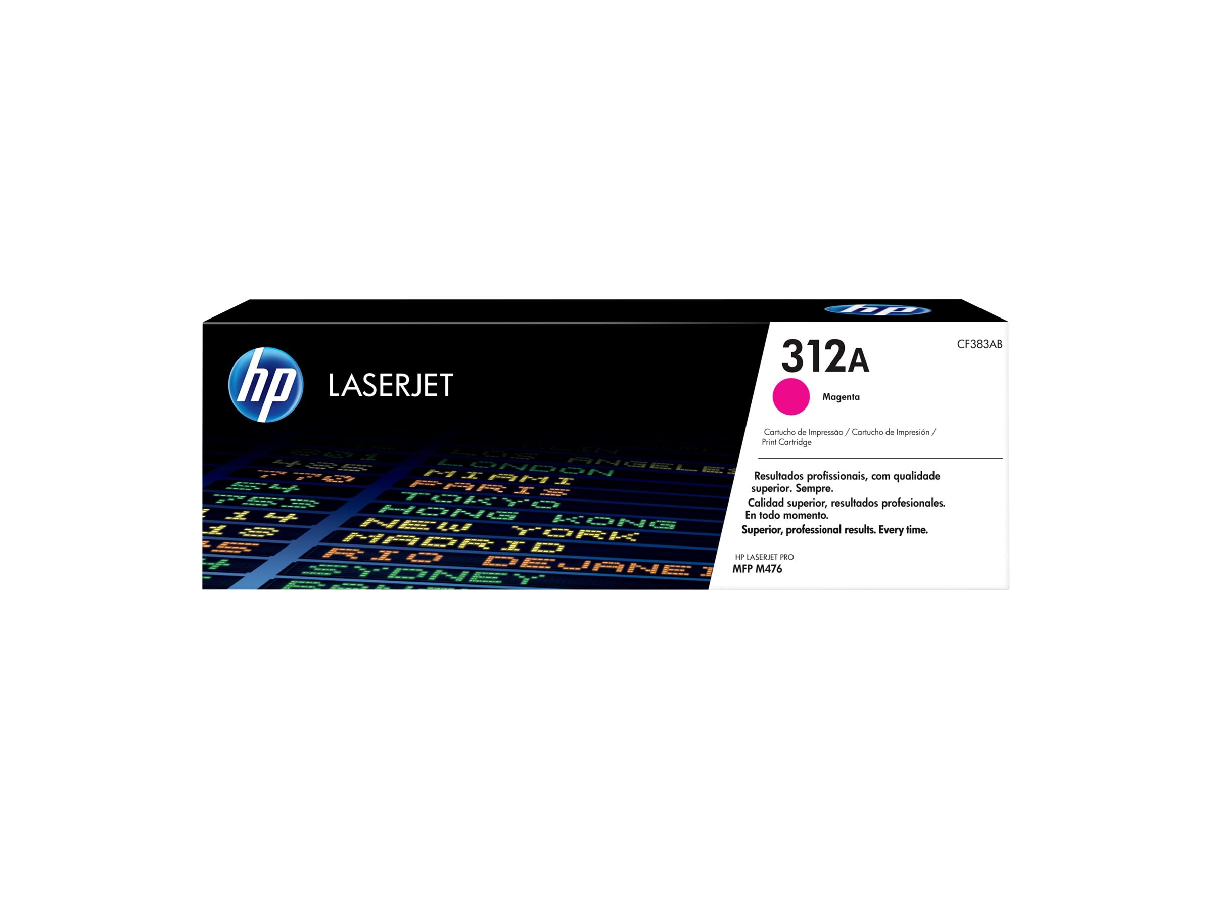 HP 312A Toner cartridge CF383A magenta Seitenansicht