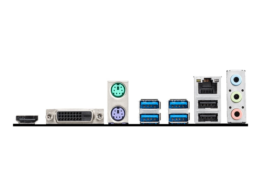 MSI A520M-A PRO Motherboard Anschlussmöglichkeiten