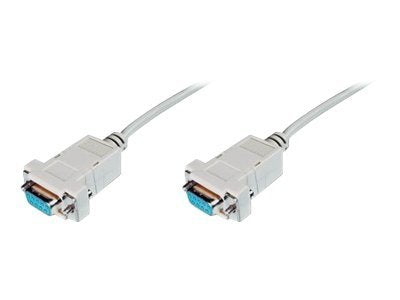 DIGITUS ASSMANN Null-Modem Kabel D-Sub9 Bu/Bu 3m Vorderansicht