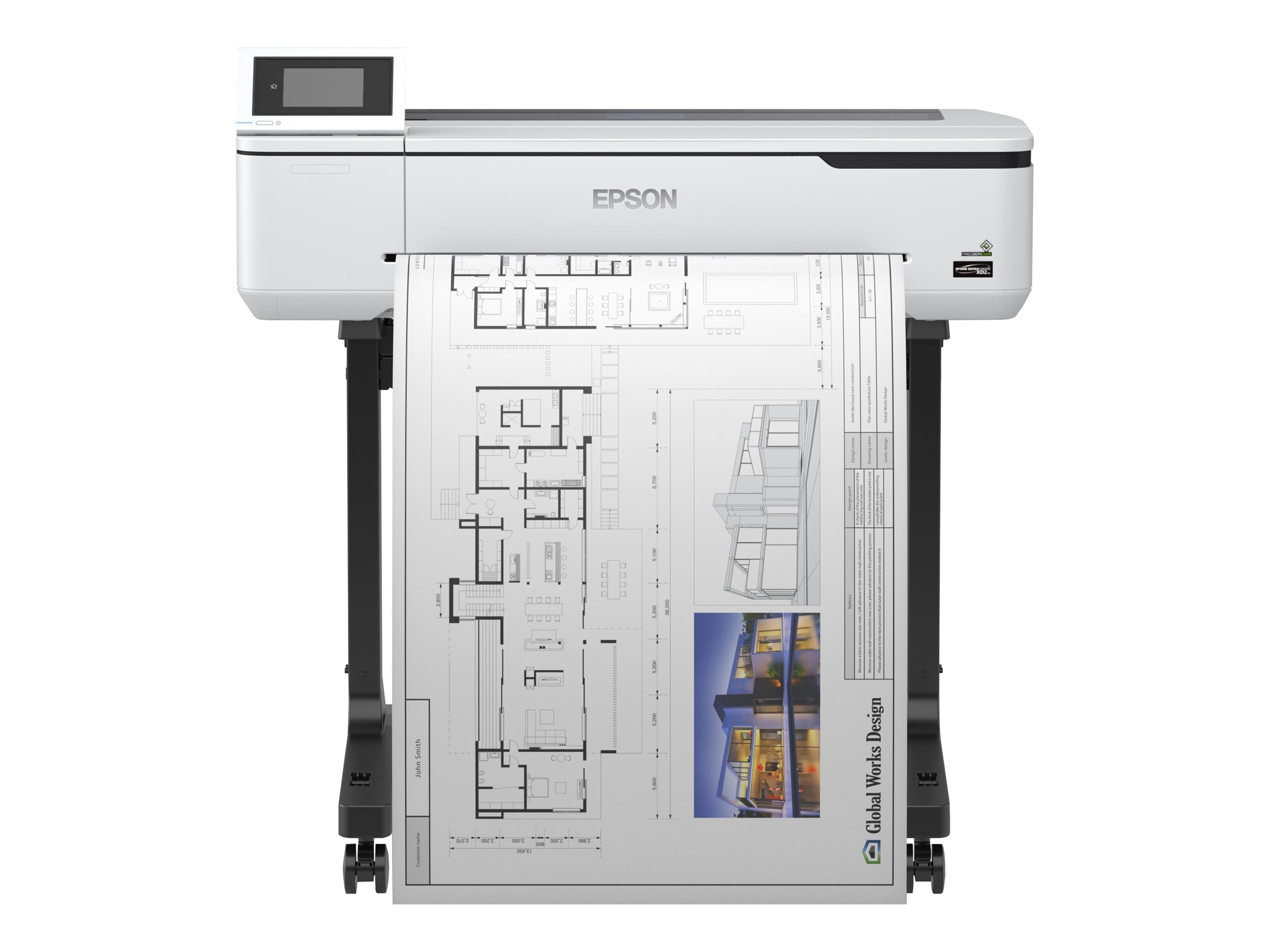EPSON SureColor SC-T3100 Großformatdrucker Seitenansicht