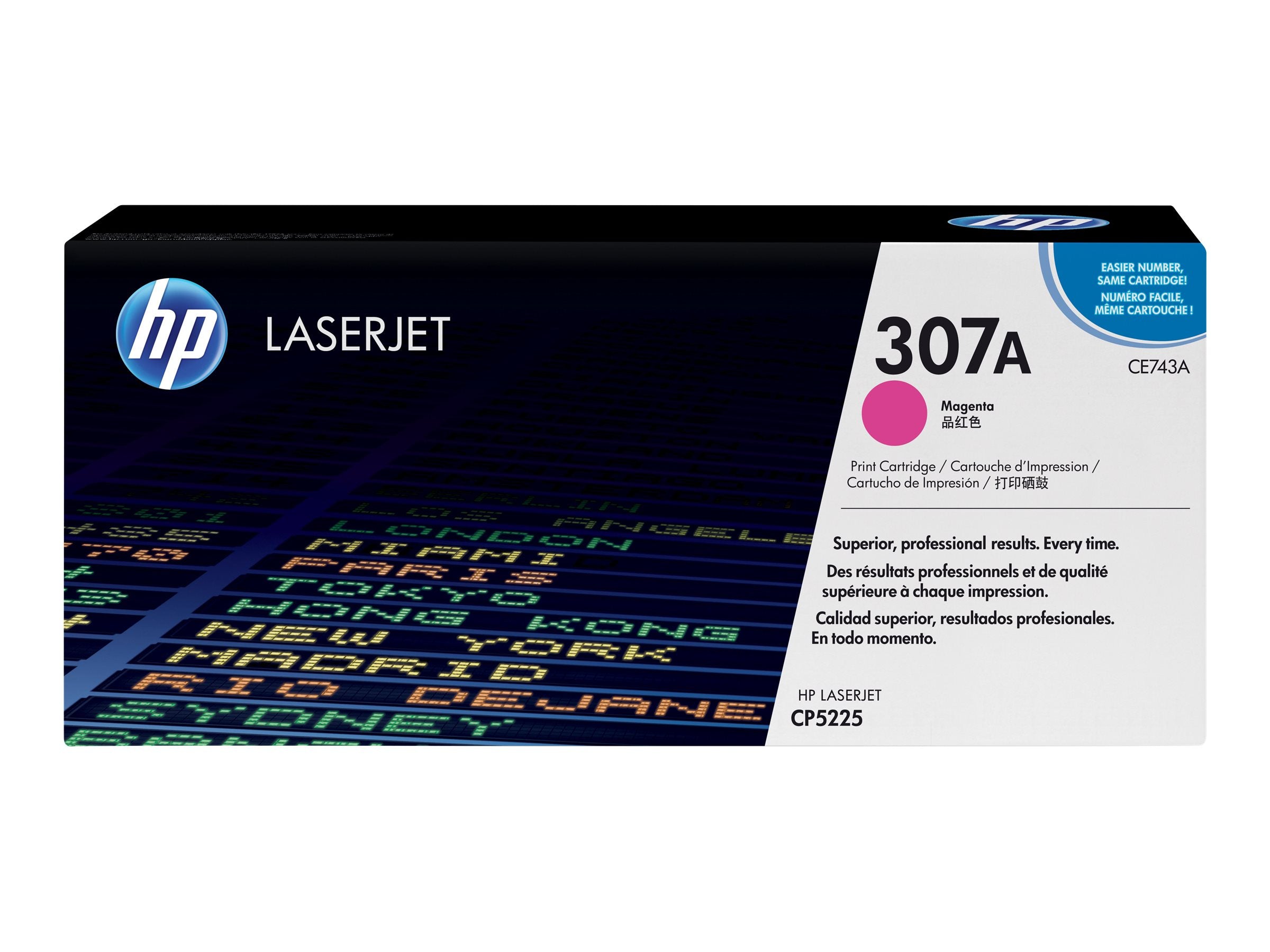 HP CE743A Tonerpatrone magenta Detailansicht