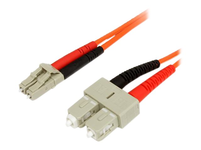 STARTECH.COM 3m Duplex MM Fiber Optic Cable LC-SC Vorderansicht