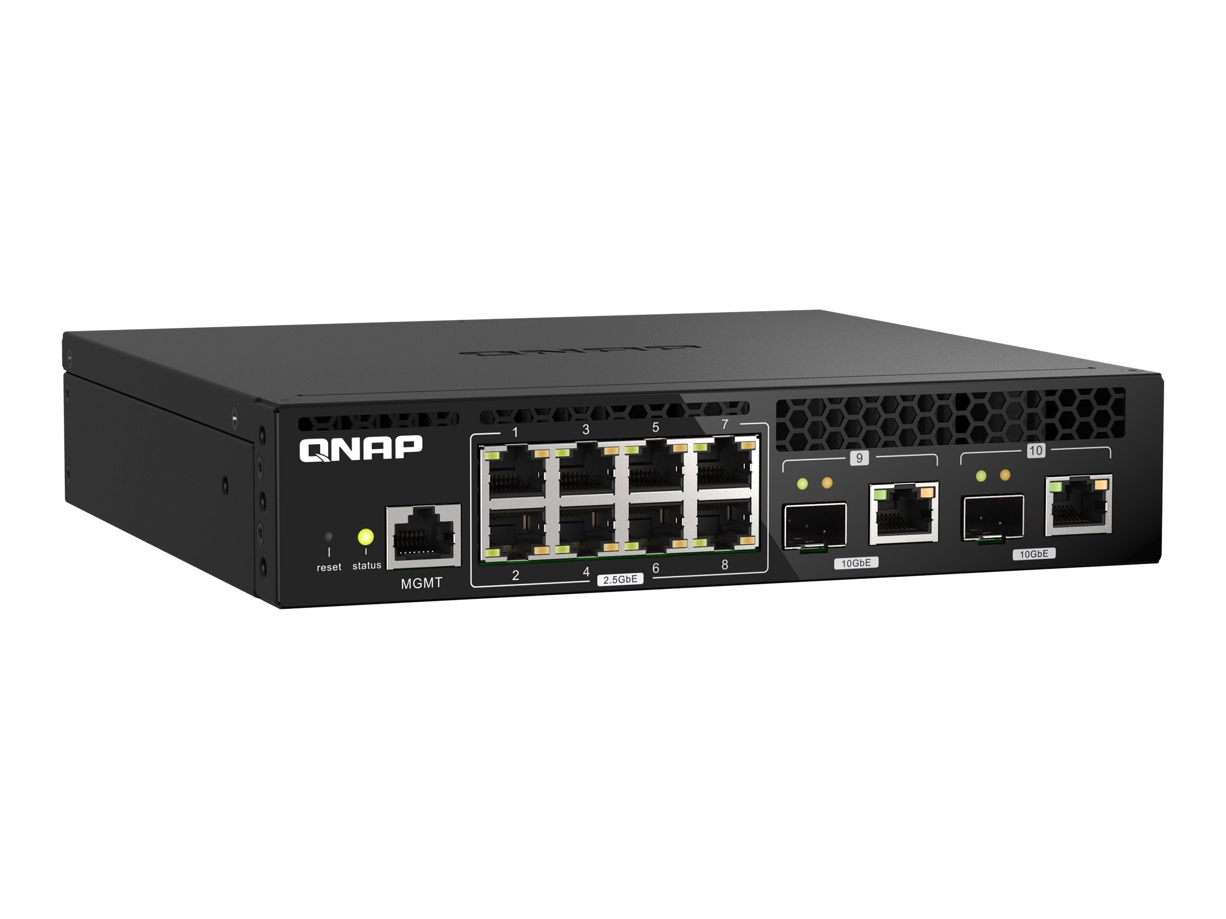 QNAP QSW-M2108R-2C Switch Vorderansicht
