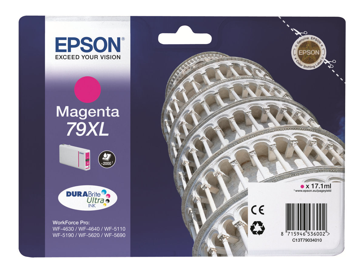 EPSON 79XL Tintenpatrone magenta Verpackung