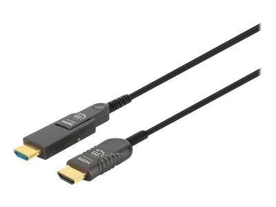 MANHATTAN Aktives HDMI-Glasfaserkabel 30m Steckeransicht