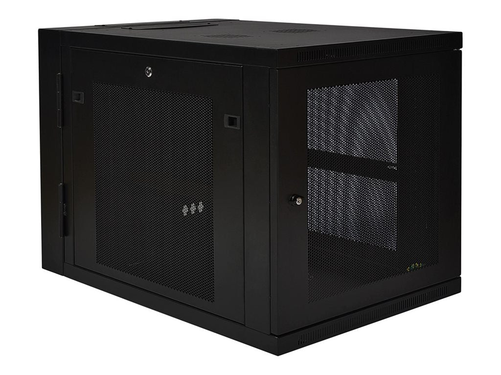 EATON TRIPPLITE 12U Wall Mount Rack Enclosure Server Cabinet Hinged 33 Extended Depth Rack cabinet wall mountable Black 12U 19