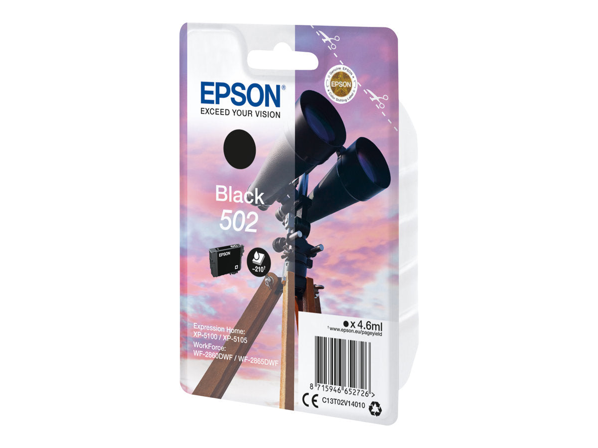 EPSON 4LB Singlepack Black 502 Ink Verpackung