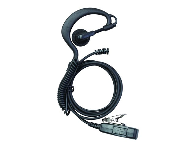 COPACKS 1 Leitungssystem Hoersprechgarnitur mit PTT/Mikrofon + Ohrhänger flexibel für MOT XT420 XT460 DP1400 GP300 Hygienebox